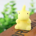 Cute yellow unicorn squishy squeeze toy for stress relief made of soft TPR material - Unicorn (Yellow)