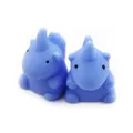 Pair of soft blue unicorn squishy toys made of TPR material for stress relief and fun - Blue Unicorn