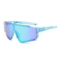 Blue Frame Ice Blue Mirrored Lens
