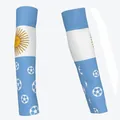 Argentina flag cooling arm sleeves for sun protection with football pattern print - One Size / Argentina Style