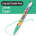 Professional 1mm turquoise liquid chalk marker pen for glass and LED sign boards - 0.7mm Single / Cyan