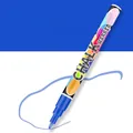 Professional sapphire blue liquid chalk marker with 1mm fine tip for glass and LED boards - 0.7mm Single / Sapphire Blue