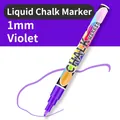 1mm violet erasable liquid chalk marker for glass and LED boards - 0.7mm Single / Violet
