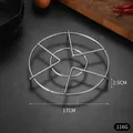 17cm stainless steel steaming rack for rice cooker with 2.5cm height - Zinc Plated Style / Diameter 18cm / 3cm