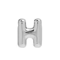Shiny silver balloon style initial letter H pendant for personalized jewelry DIY - Silver Letter H (Pendant Only, Without Chain)