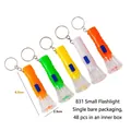 Portable colorful mini LED flashlight keychains for kids party favors and outdoor use - Keychain style / Small Flashlight (6.5*2.2cm)