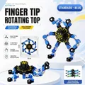 Verstelbare blauwe mechanische fidget spinner speelgoed voor kinderen met robotvorm - Blauw (Verpakt)