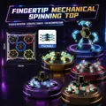 Mechanical transformable robot fidget spinner toy for kids stress relief in multiple colors - 5-Color Luminous Mixed Set (OPP Bag)