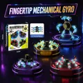 Glow-in-the-dark deformable mechanical fingertip spinner in multiple neon colors - 4-Color Luminous Mixed Set (Chinese Box)