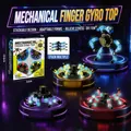Glow-in-the-dark deformable mechanical fingertip spinner in multiple neon colors - 4-Color Luminous Mixed Set (Chinese Box)