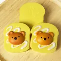 Simulations-Bärenbrot-Squishy-Spielzeug mit langsamem Rückprall zur Stressbewältigung - Bären-Snack