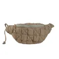 Khaki gesteppte Puffer-Brusttasche, vielseitige Cloud Crossbody-Tasche für Damen. - Armeegrün
