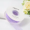 Elegant purple 3cm hollow lace ribbon for floral gift wrapping and DIY craft projects - 25 Yards 3cm / Lilac