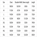 Guide des tailles détaillé pour cardigan décontracté en maille gaufrée homme - S / Tableau des tailles