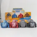 Set of colorful squishy gorilla stress relief toys presented in a retail display box - Independent Box Mini Gorilla 150g