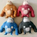 Colorful gorilla stress relief squeeze toys available in four vibrant distinct colors - 720g Colored Gorilla (Independent Box Packaging)