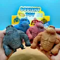 Muscular gorilla squishy stress relief toys in multiple colors held for sensory play - 260g Muscle Bulk OPP