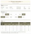 Detailed size chart and fabric information for casual short-sleeve cardigan set - S / Top And Bottom / Dark Brown