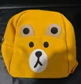 Cute yellow cartoon bear canvas backpack for kindergarten toddlers and preschoolers - Yellow Bear