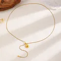 Vintage gold sunburst necklace featuring a natural tiger eye gemstone pendant in brown - Gold Vintage Sun Style (10345)