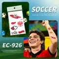 Soccer event Poland country flag temporary tattoo stickers for sports fans party EC-926 - Poland (EC-926)