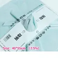 Large sky blue milk cotton flower wrapping paper, 40x55cm size, 37 sheets per pack - Extracted Milk Cotton - Large / Sky Blue