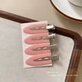 Four-piece set of sweet pink duckbill hair clips for styling side hair fringe - Plastic Style / 1 Piece / Pink