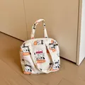 Cute Korean style cartoon print large capacity multi-purpose tote bag for mothers - Bread Dog
