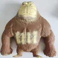 Detailed close-up view showing the textured surface of a brown gorilla stress relief toy - Large Size Gorilla (Approx 1.5kg, 23*22cm)