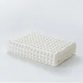 Premium soft white waffle weave pure cotton bath towel for cozy daily home use - Off White