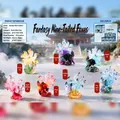 Resin Nine-Tailed Fox blind box figurines with colorful gradient translucent finish - -275 Iridescent Nine-tailed Recording Box 6 / Full Box Set