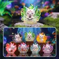 Full collection of magical nine-tailed fox blind box figurines with colorful resin finish - National Beauty Nine-Tailed Fox Series / End Box (Set of 6)