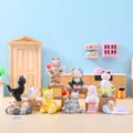 Collection of 8 unique cute cat figurines in various fun poses for blind box gift set - A115 Cat-eye Bag (8 Pieces) / Random 1pc