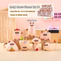 Set of 6 adorable Siamese cat blind box figurines in miniature kitchen scene. - A142 Energy Emotional Cat / Random 1pc
