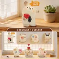 Cute cartoon animal blind box figurine set including 6 regular and 1 secret hidden style - -28 Cats And Dogs Pai I Love My Home 6 / Random 1pc