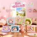 Cute cat blind box figures set for creative bedroom desktop decoration and gift idea. - -485 My Meow Meow Little World (6 Items) / Random 1pc
