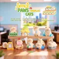 Complete set of Workplace Working Cat office-themed blind box figurines for desktop decor - -488 Working Cats (8 Items) / Random 1pc