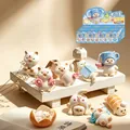Complete set of cute cat blind box figurines for creative desktop decor and gifts - Hm222 (unspeakable Cat) 8 / Random 1pc