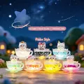 Adorable Starlight Kitty teacup night light blind box set with secret hidden style - M470 Starlight Cat Quotes (6) / Random 1pc