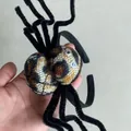 Cerchietto ragno Halloween con corpo leopardato e zampe pelose per feste e decori - Taglia unica / Ragno leopardo