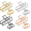 Set of Y2K metal hair claw clips in gold silver black and rose gold for women - Mixed 8-Piece Set B (8CM 4pcs + 4CM 4pcs)
