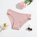 Culotte en coton côtelé rose pour femme avec un design respirant et confortable bas - S / Rose Poudré