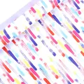 Colorful vibrant brushstroke pattern gift wrapping paper for children's birthday - Rainbow Stripes / 50x70cm