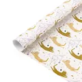 Roll of cartoon animal gift wrapping paper with cute leopard and cat patterns - Cartoon Leopard Cat / 50x70cm