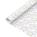 Colorful geometric triangle pattern gift wrapping paper roll for children birthdays - Modern Geometry / 50x70cm