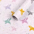 Cute colorful unicorn pattern gift wrapping paper for children's birthday presents SKU - Pegasus Starry Sky Style / 50x70cm