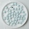 Premium light blue glazed starfish ceramic beads for DIY jewelry making handmade accessories - Pale Blue (21#)
