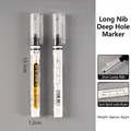 Deep hole long nib marker pen with 20mm needle tip for waterproof marking - Oil-based Long Tip / Large Capacity / Black