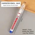 Professional blue long nib marker for woodworking and DIY crafts with 13.1cm length - Oil-based Long Tip / Chinese Version / Blue