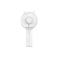 Mini ventilador de mano blanco con lindas orejas de oso y batería recargable USB - Carga USB / 15*7.5*4.3cm / Blanco